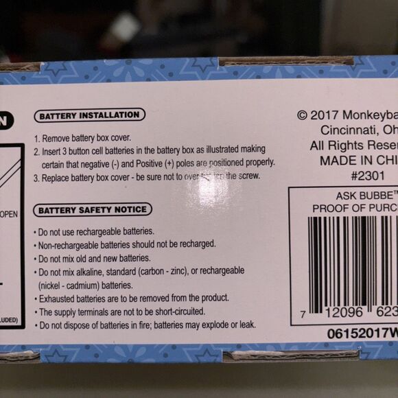 Ask Bubbe Talking Jewish Grandmother Doll 2018 Brand New Plush 12” Howard Cohan - Picture 9 of 13